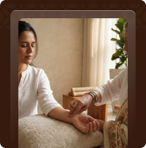 Nadi Pariksha Ayurvedic diagnosis